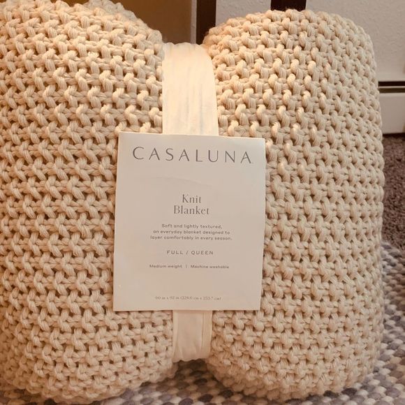 Target Bedding Casaluna Full Queen Knit Blanket Poshmark